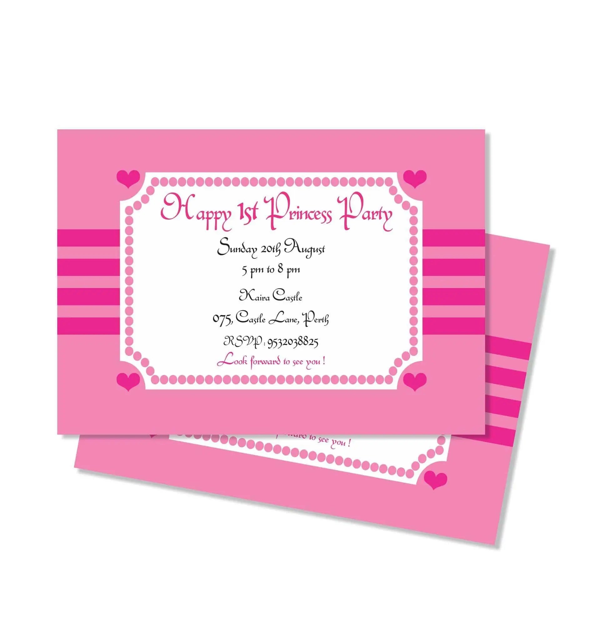 Princess 1st Invitations THEME PARTIES Pretty UR Party Princess 1st Invitations THEME PARTIES Pretty UR Party