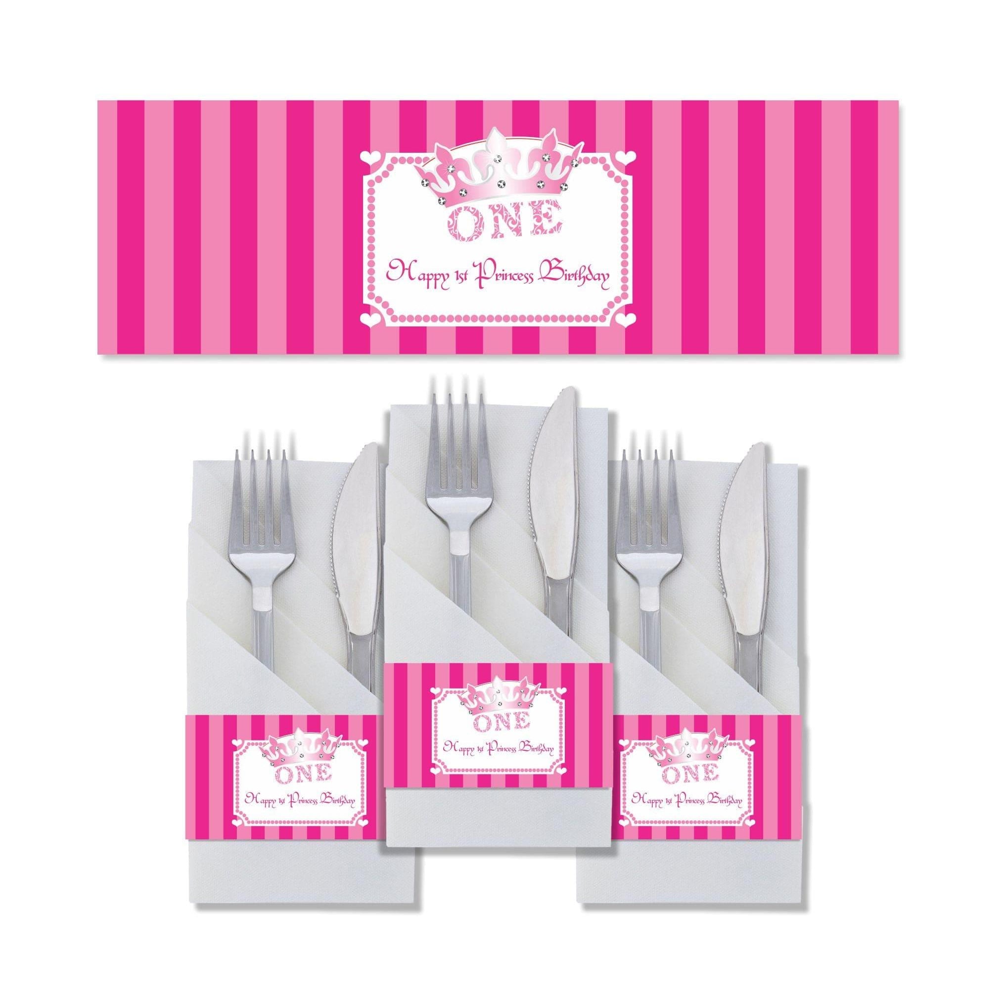 Princess 1st Napkin Rings THEME PARTIES Pretty UR Party
