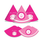Princess 1st Hats - Pack of 10 THEME PARTIES Pretty UR Party