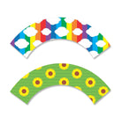 Rainbow Themed Cupcake Wrappers THEME PARTIES Pretty UR Party