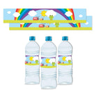 Rainbow Themed Water Bottle Labels THEME PARTIES Pretty UR Party