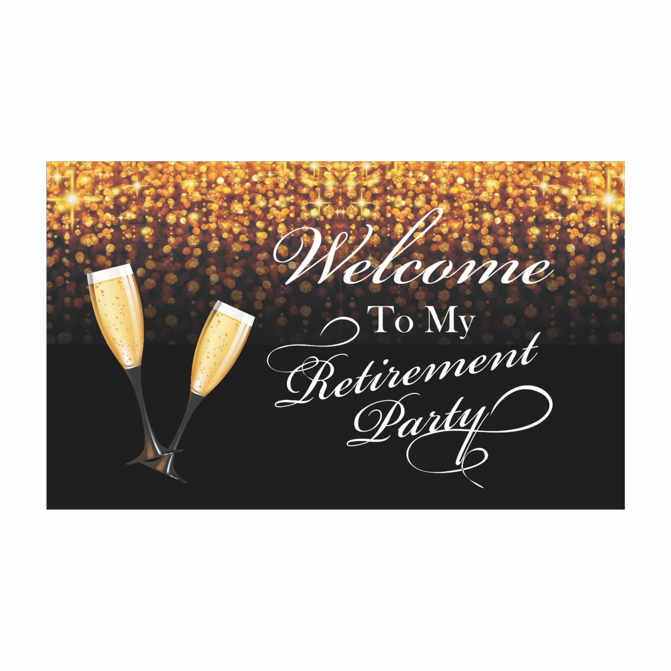 Retirement Entrance / Welcome Banner ALL PARTY SUPPLIES Pretty UR Party
