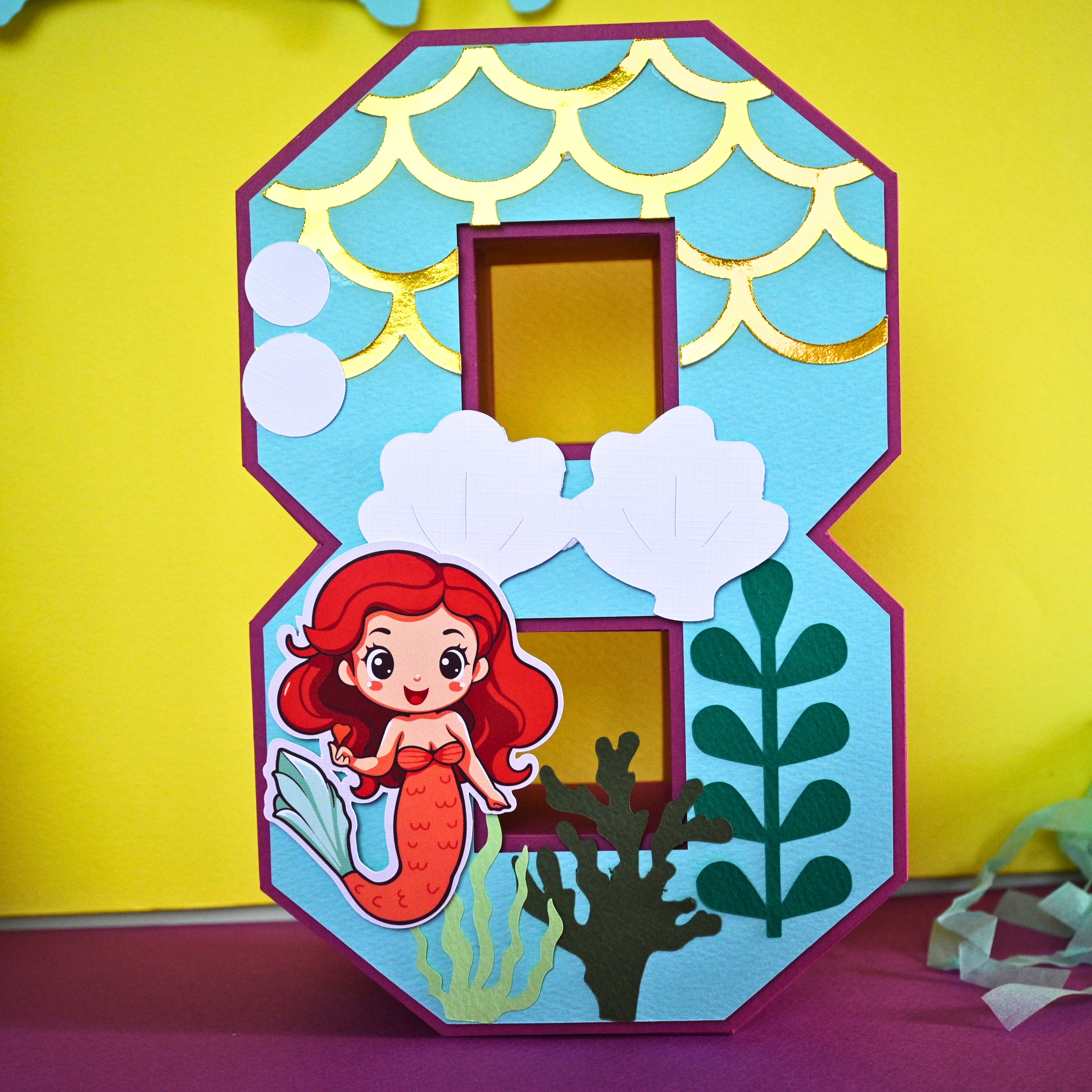 Handcrafted Mermaid themed Birthday Party Pack Handcrafted Mermaid themed Birthday Party Pack