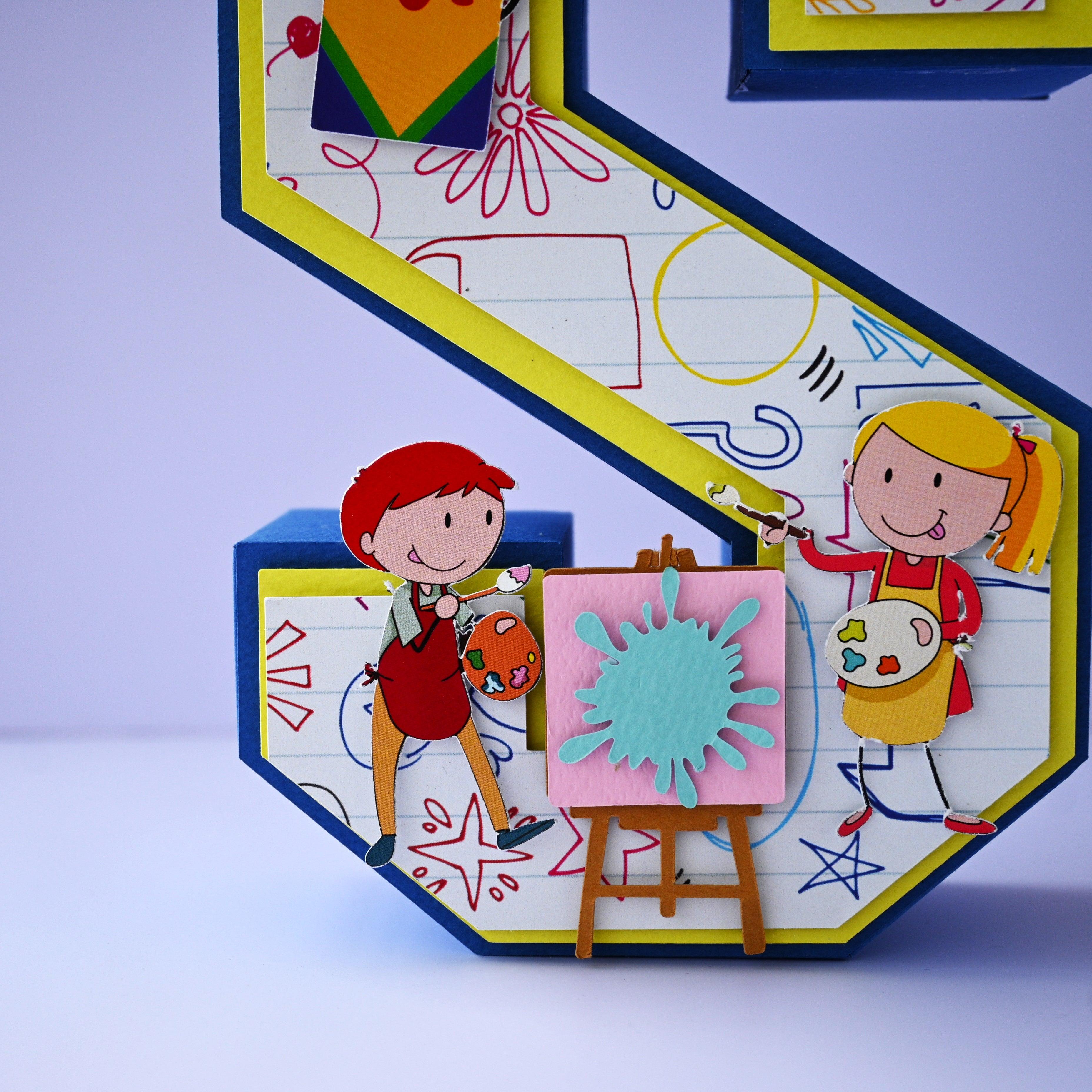 Art & Craft 3D Letter / Number HANDCRAFTED PRETTY UR PARTY