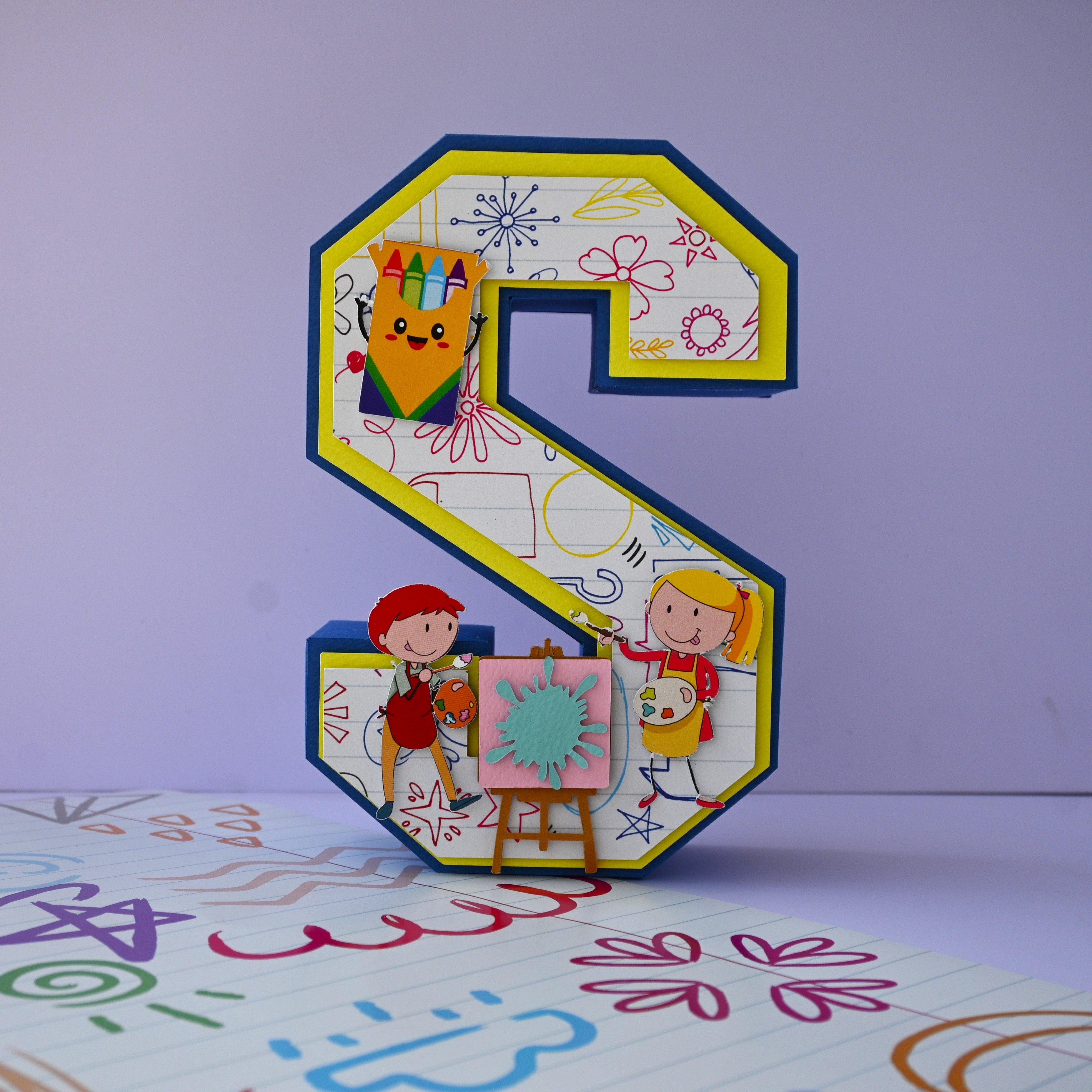 Art & Craft 3D Letter / Number HANDCRAFTED PRETTY UR PARTY