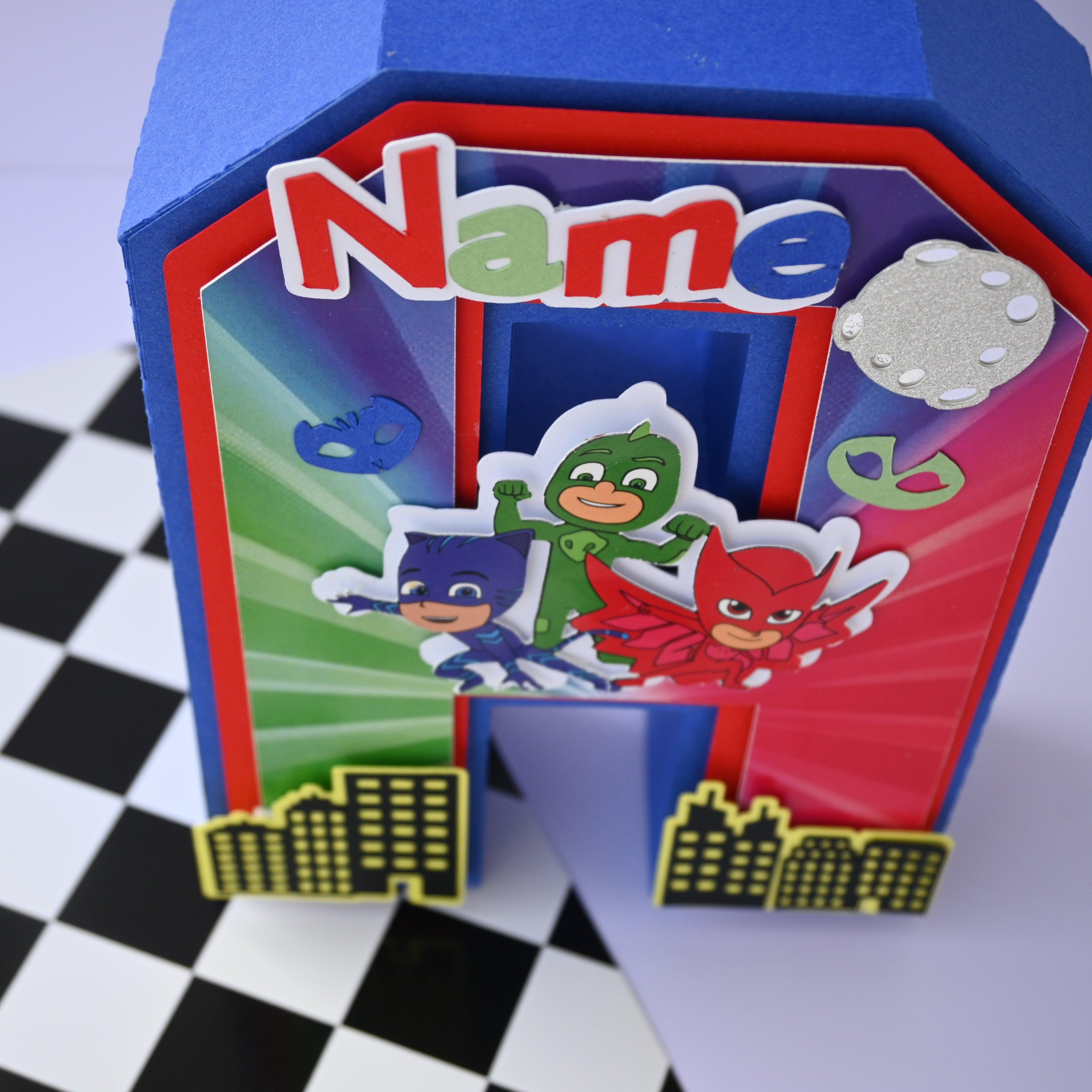 PJ Masks 3D Letter / Number HANDCRAFTED PRETTY UR PARTY