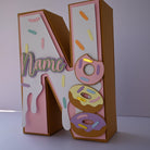 Donut 3D Letter / Number HANDCRAFTED PRETTY UR PARTY