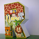 Jungle 3D Letter / Number HANDCRAFTED PRETTY UR PARTY