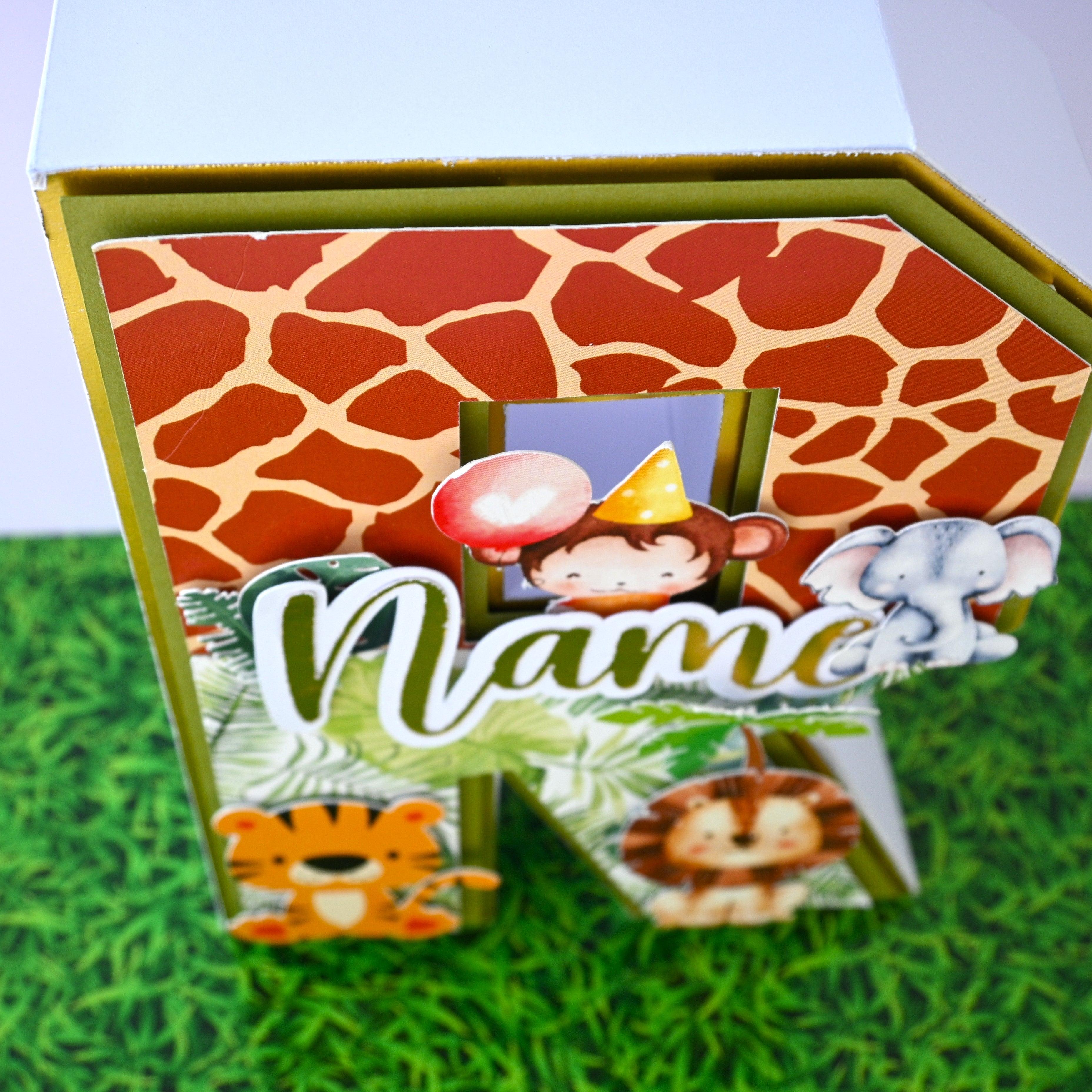 Jungle 3D Letter / Number HANDCRAFTED PRETTY UR PARTY