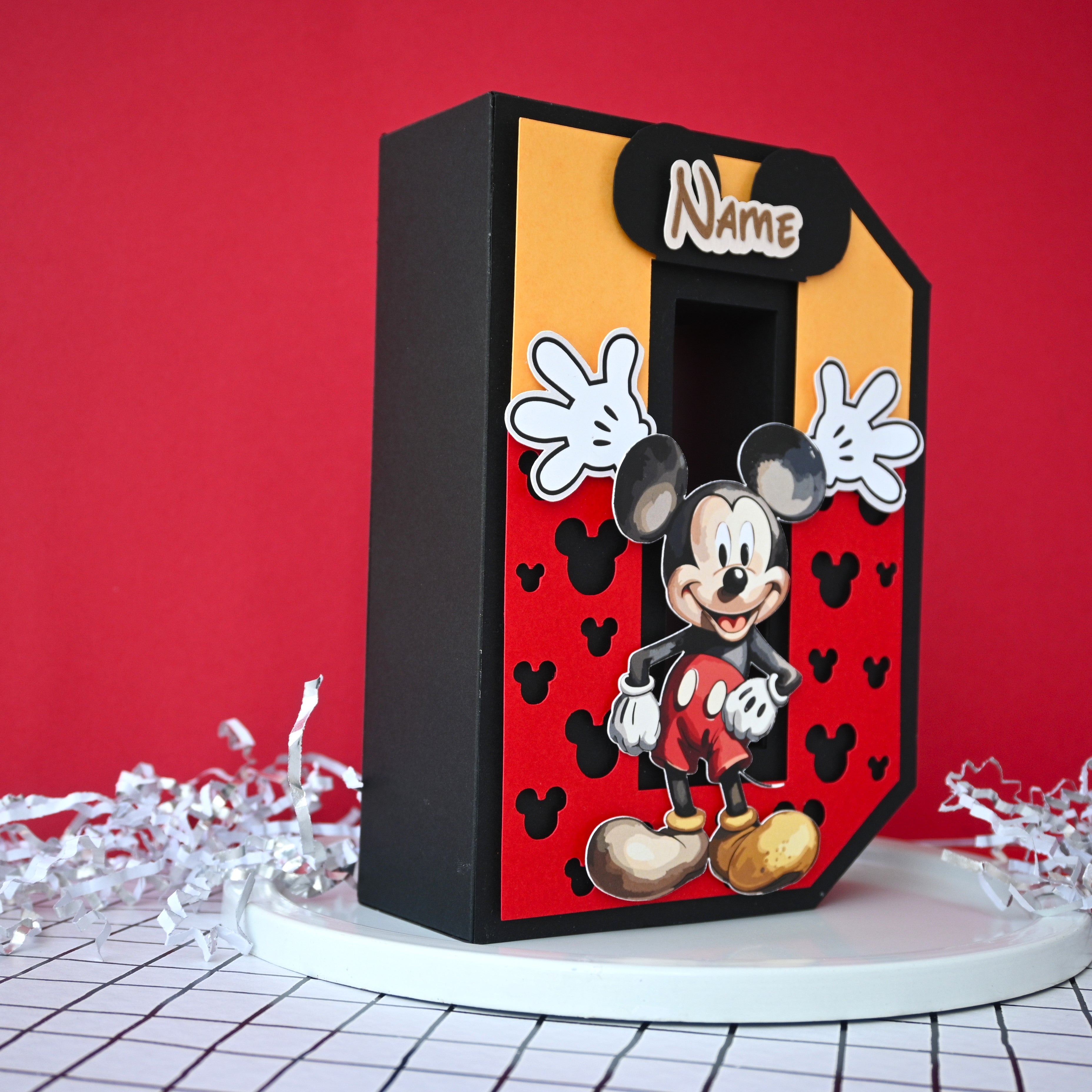 Mickey Mouse 3D Letter / Number HANDCRAFTED PRETTY UR PARTY