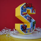 Superhero 3D Letter / Number HANDCRAFTED PRETTY UR PARTY