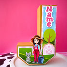 Farm Friends 3D Letter / Number HANDCRAFTED PRETTY UR PARTY
