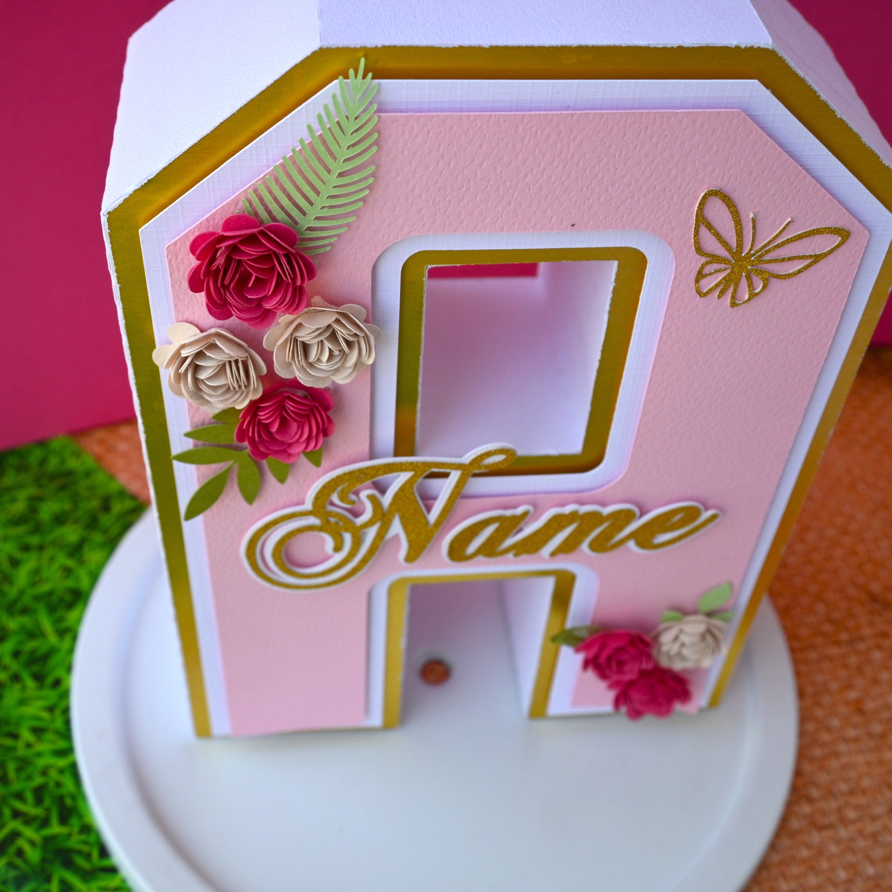 Floral 3D Letter / Number HANDCRAFTED PRETTY UR PARTY