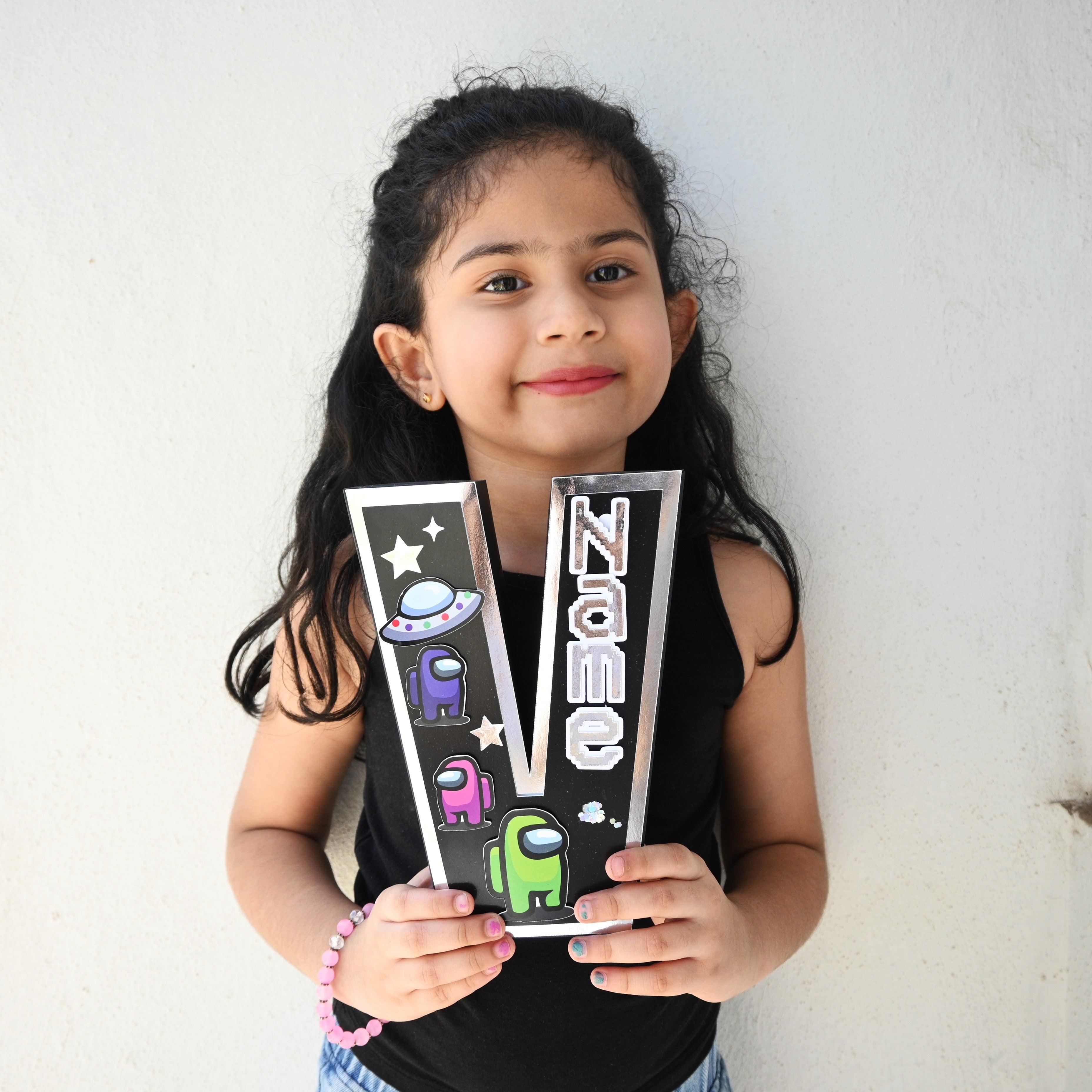 Among Us 3D Letter / Number HANDCRAFTED PRETTY UR PARTY