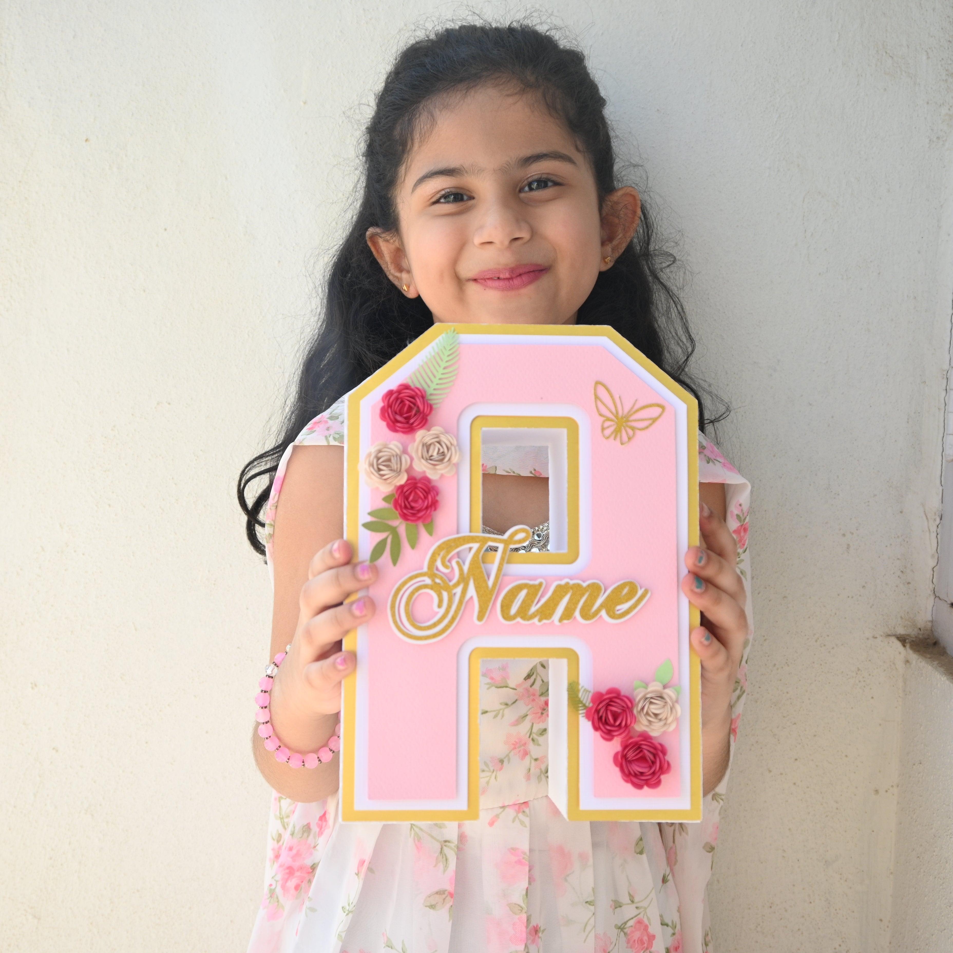 Floral 3D Letter / Number HANDCRAFTED PRETTY UR PARTY