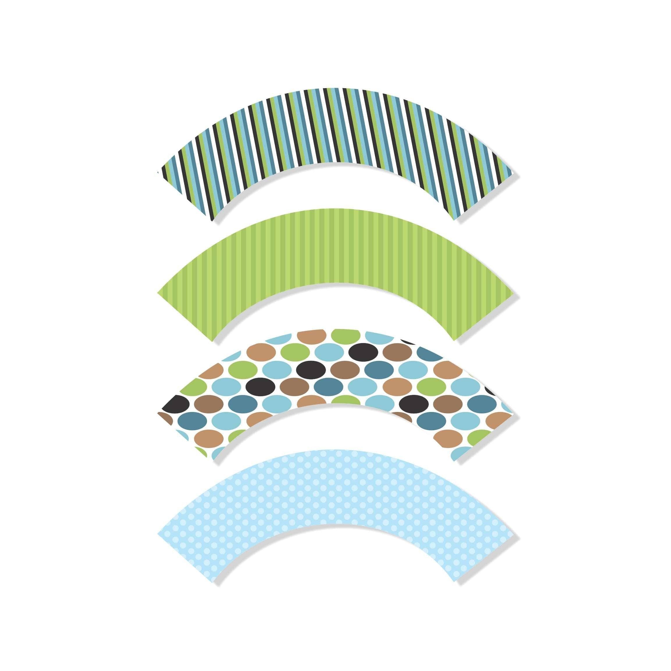 Safari Boy Cupcake Wrappers THEME PARTIES Pretty UR Party