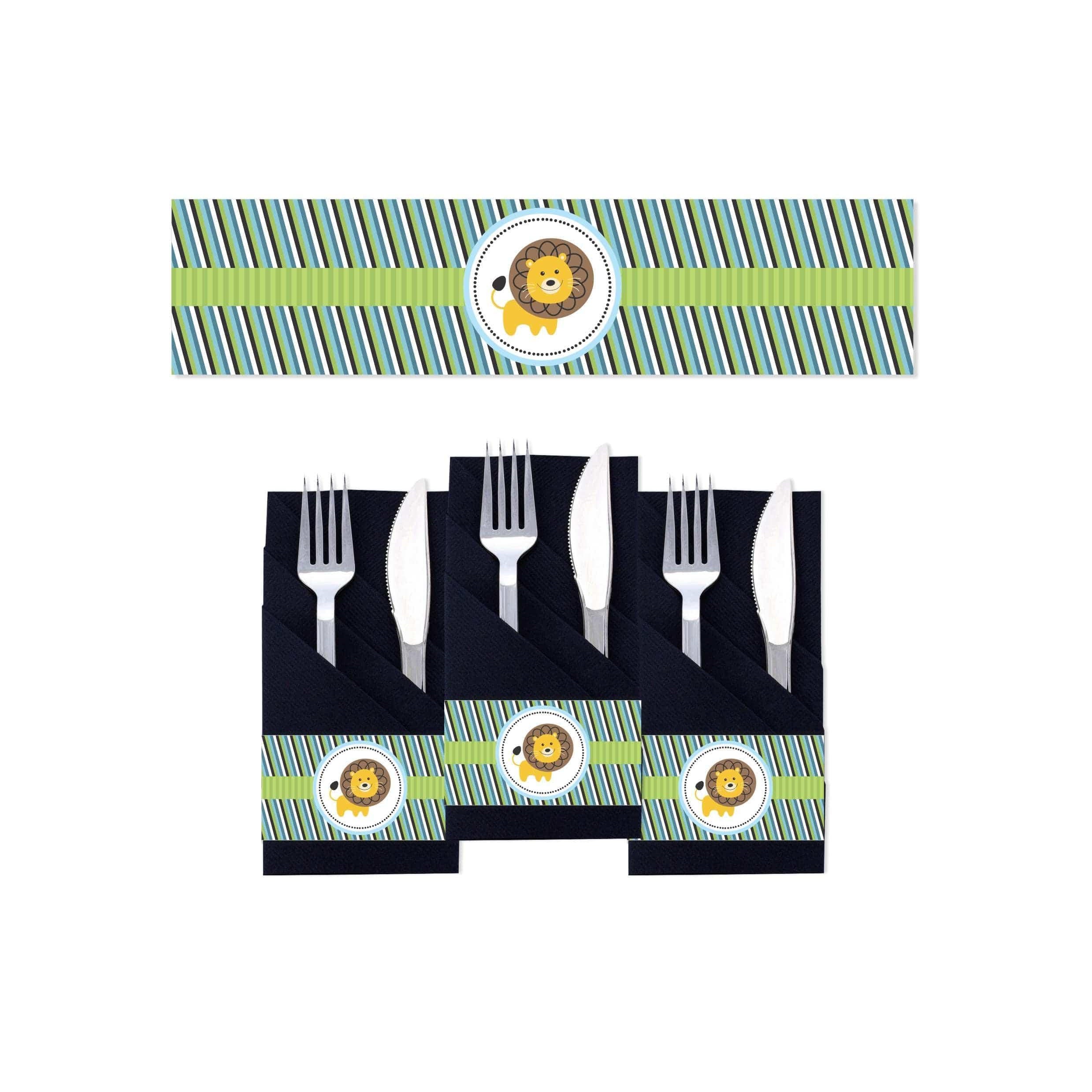 Safari Boy Napkin Rings THEME PARTIES Pretty UR Party