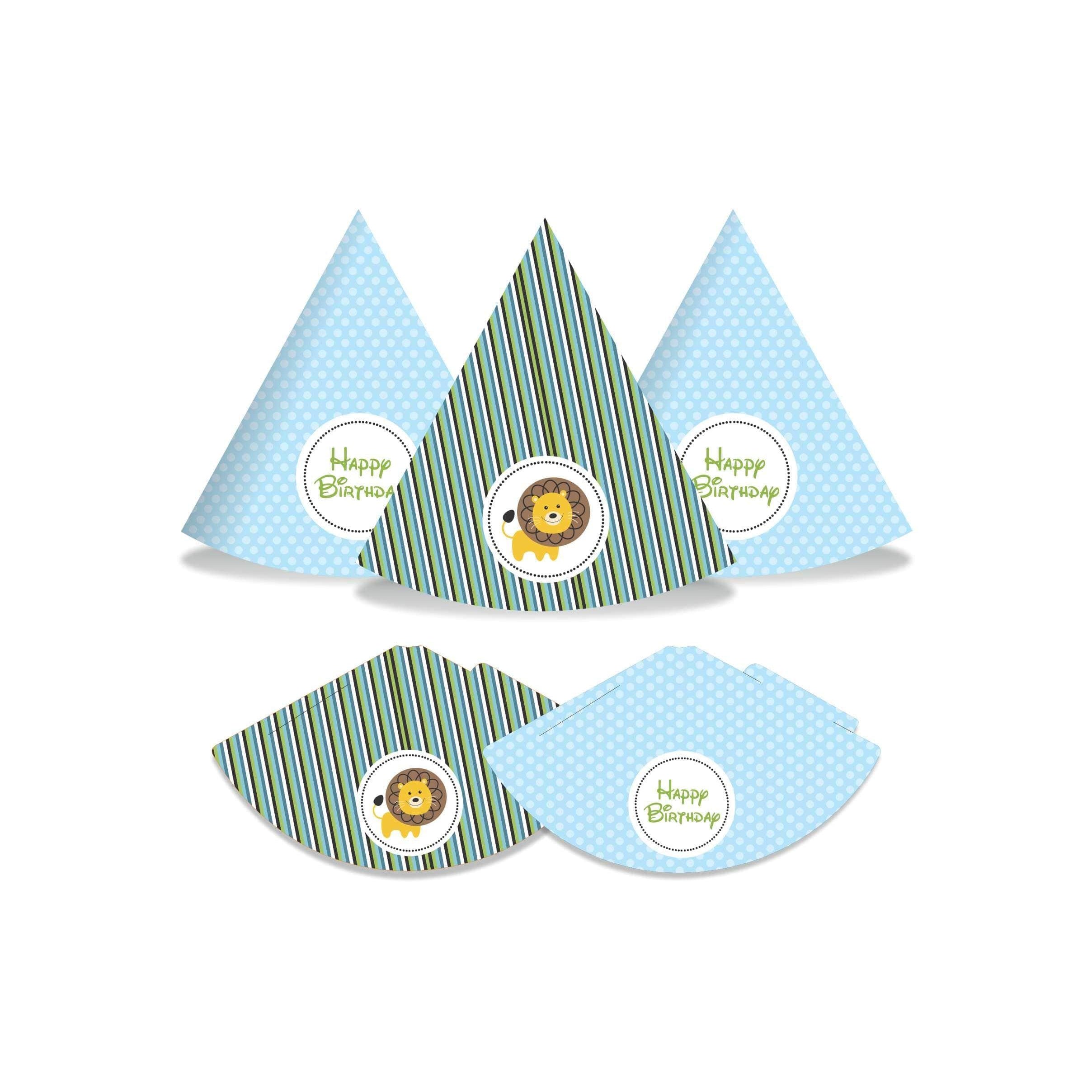 Safari Boy Hats - Pack of 10 THEME PARTIES Pretty UR Party