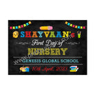 First Day of School Sign - Design 1 BACK TO SCHOOL Pretty UR Party