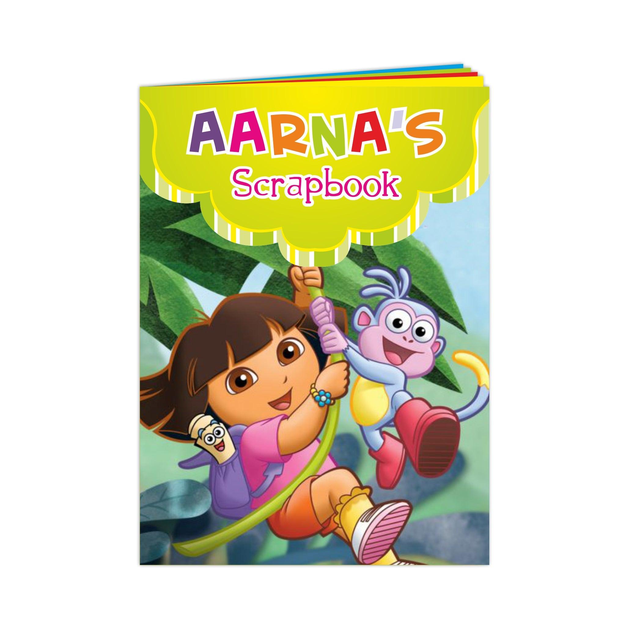 Dora the Explorer Scrap Book PERSONALISED Pretty UR Party