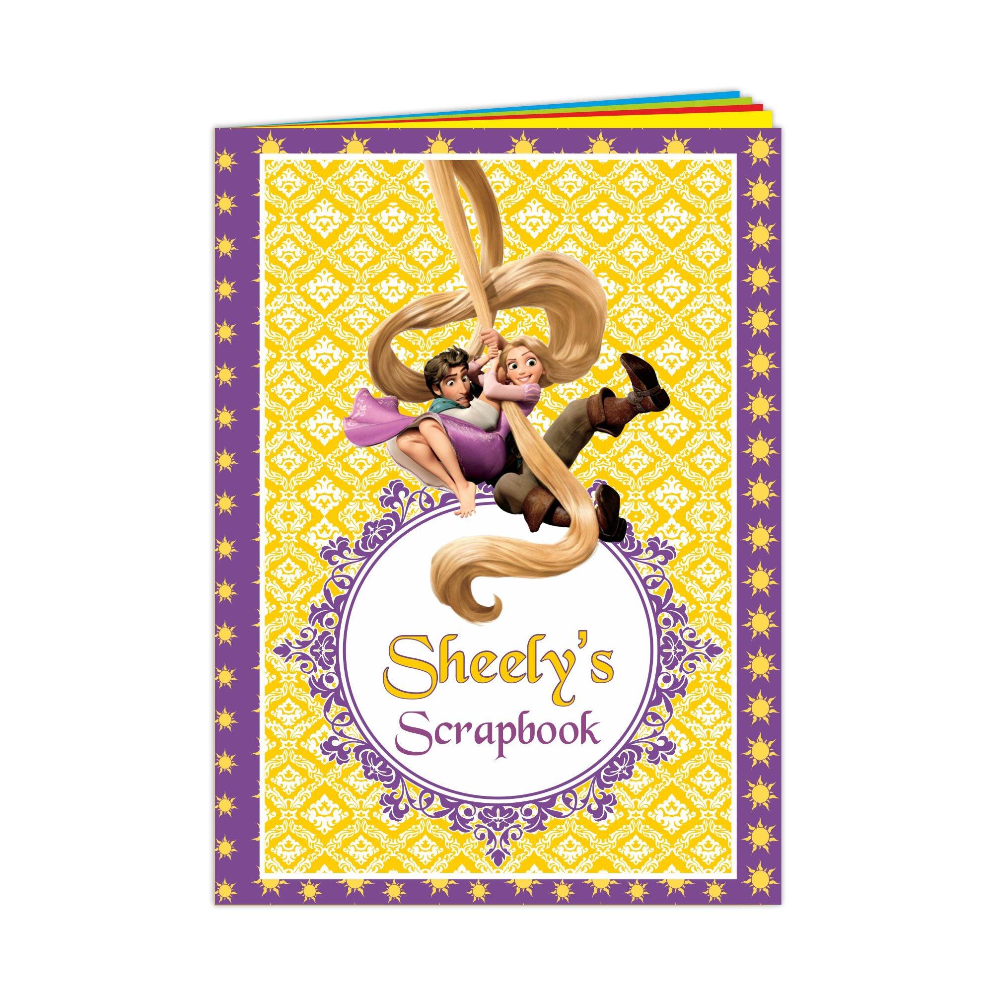 Tangled / Rapunzel Scrap Book PERSONALISED Pretty UR Party