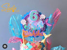 Mermaid Shaker Cake Topper HANDCRAFTED Pretty UR Party