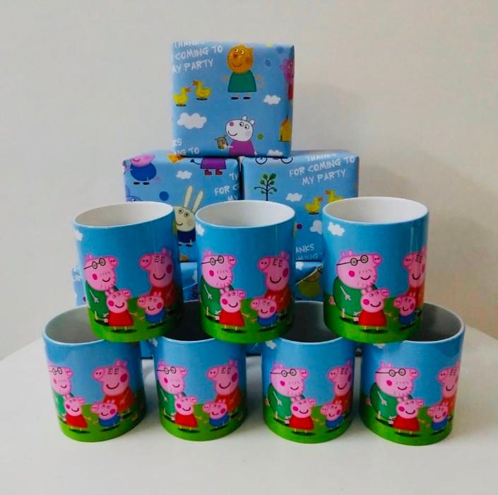 Personalised Peppa Pig Inspired Mug THEME PARTIES Pretty UR Party