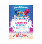 Shimmer and Shine Theme E-Invitations ALL PARTY SUPPLIES Pretty UR Party