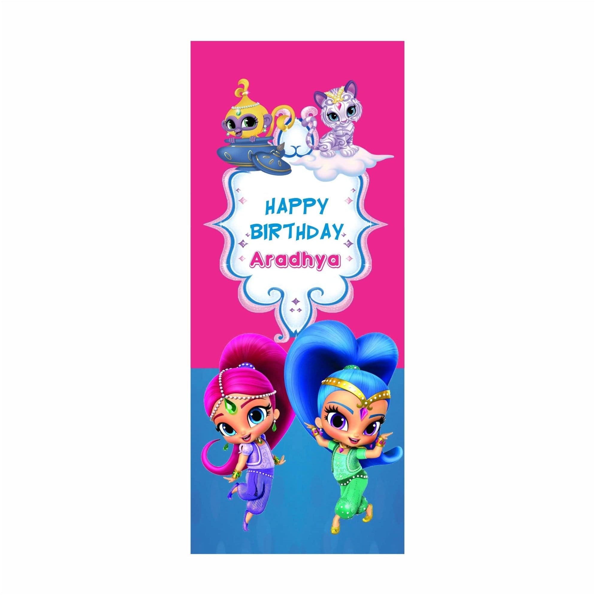 Shimmer and Shine Theme Door Banner THEME PARTIES Pretty UR Party