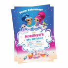 Shimmer and Shine Theme Invitations ALL PARTY SUPPLIES Pretty UR Party