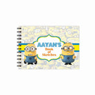 Despicable Me Minions inspired Personalised Sketchbook PERSONALISED Pretty UR Party