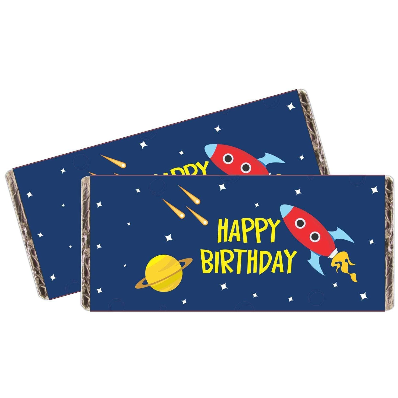 Space Theme Chocolate Wrappers THEME PARTIES Pretty UR Party