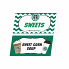 Cappuccino Theme Food Labels / Buffet Table Cards THEME PARTIES Pretty UR Party