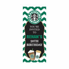 Cappuccino Theme Door Banner THEME PARTIES Pretty UR Party
