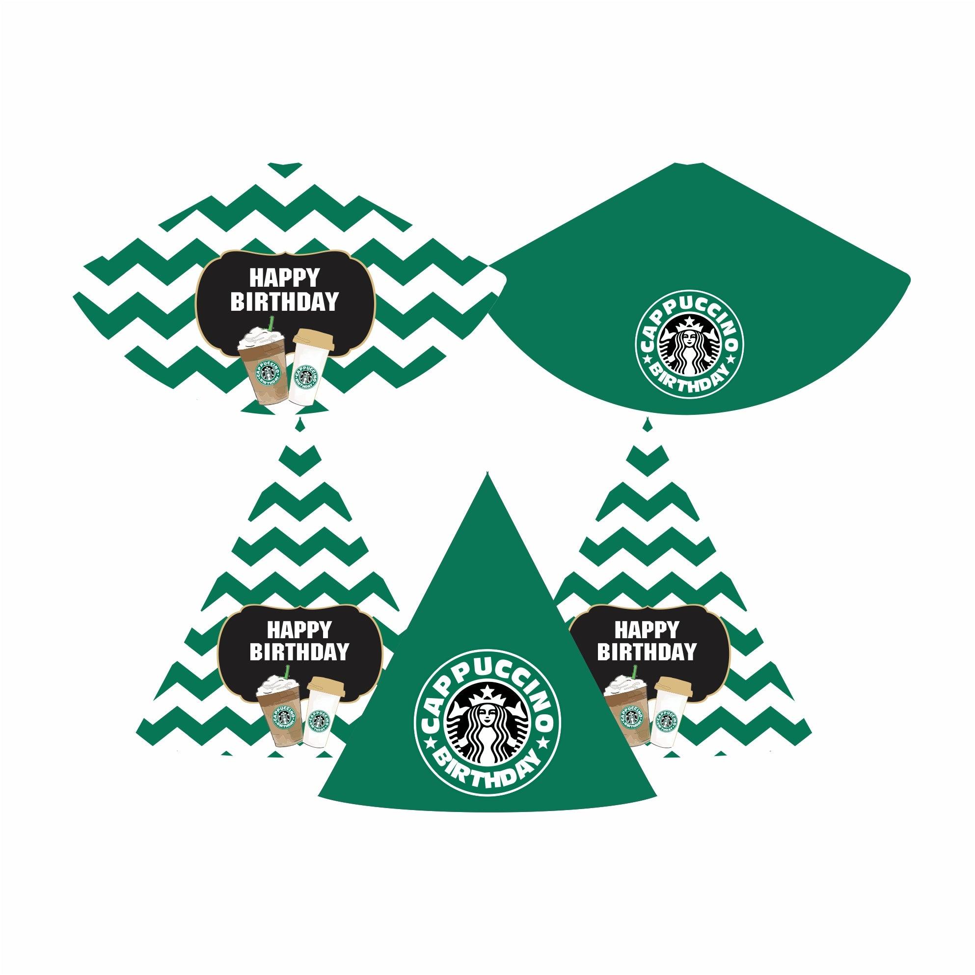 Cappuccino Theme Hats - Pack of 10 THEME PARTIES Pretty UR Party