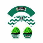 Cappuccino Theme Cupcake Wrappers THEME PARTIES Pretty UR Party