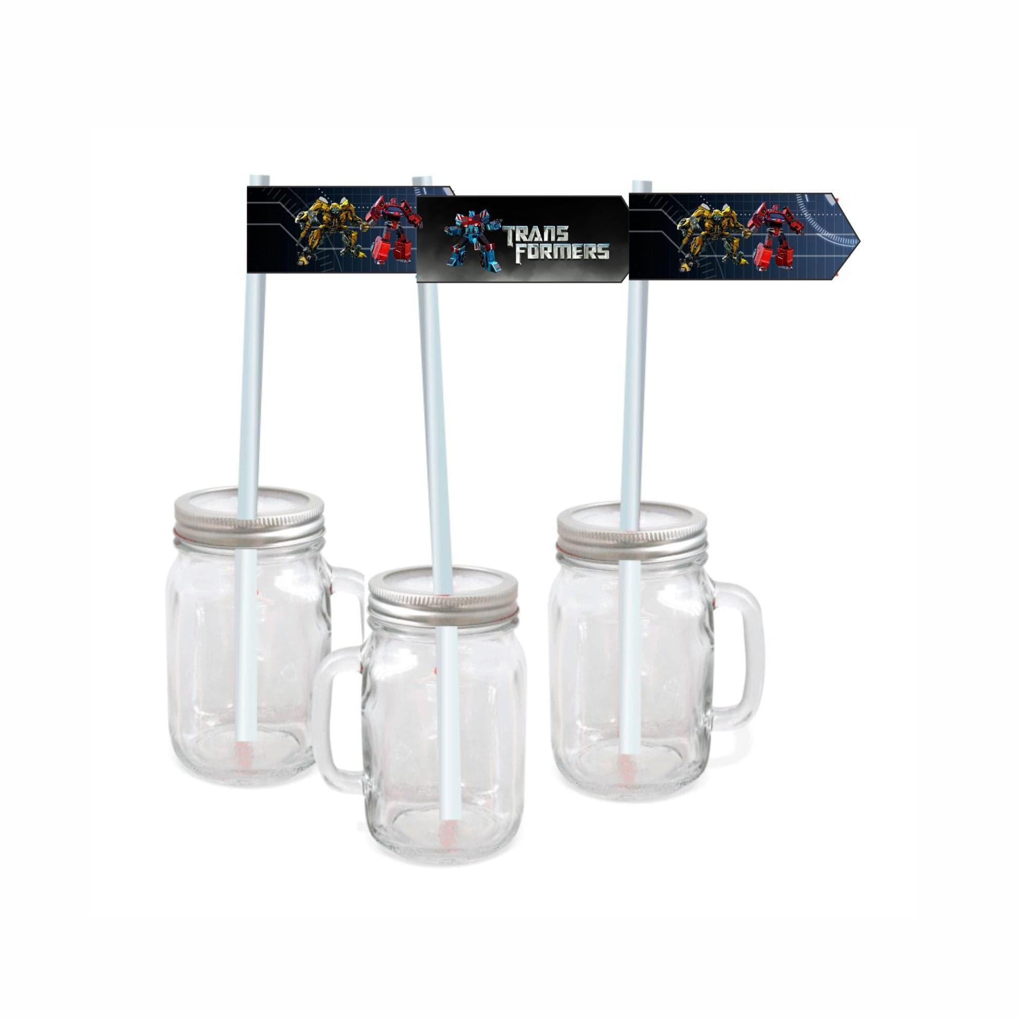 Transformers Theme Drink Straws THEME PARTIES Pretty UR Party