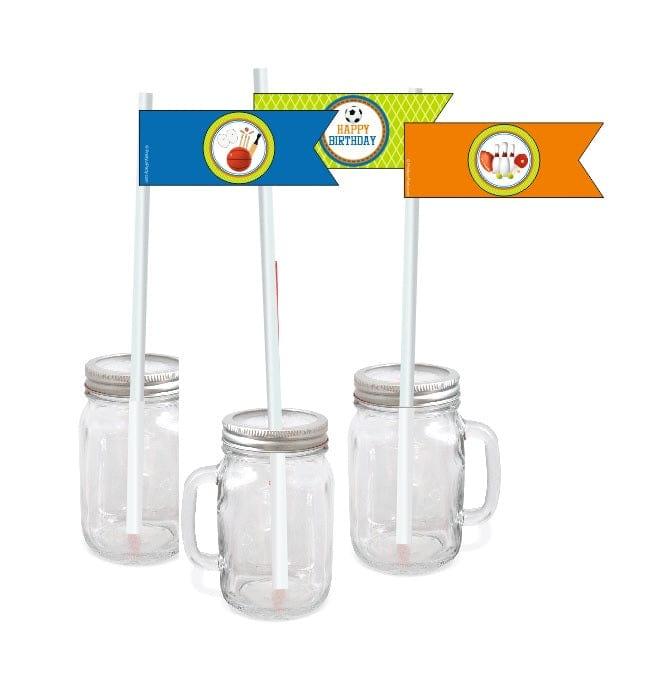 Sports Drink Straws THEME PARTIES Pretty UR Party