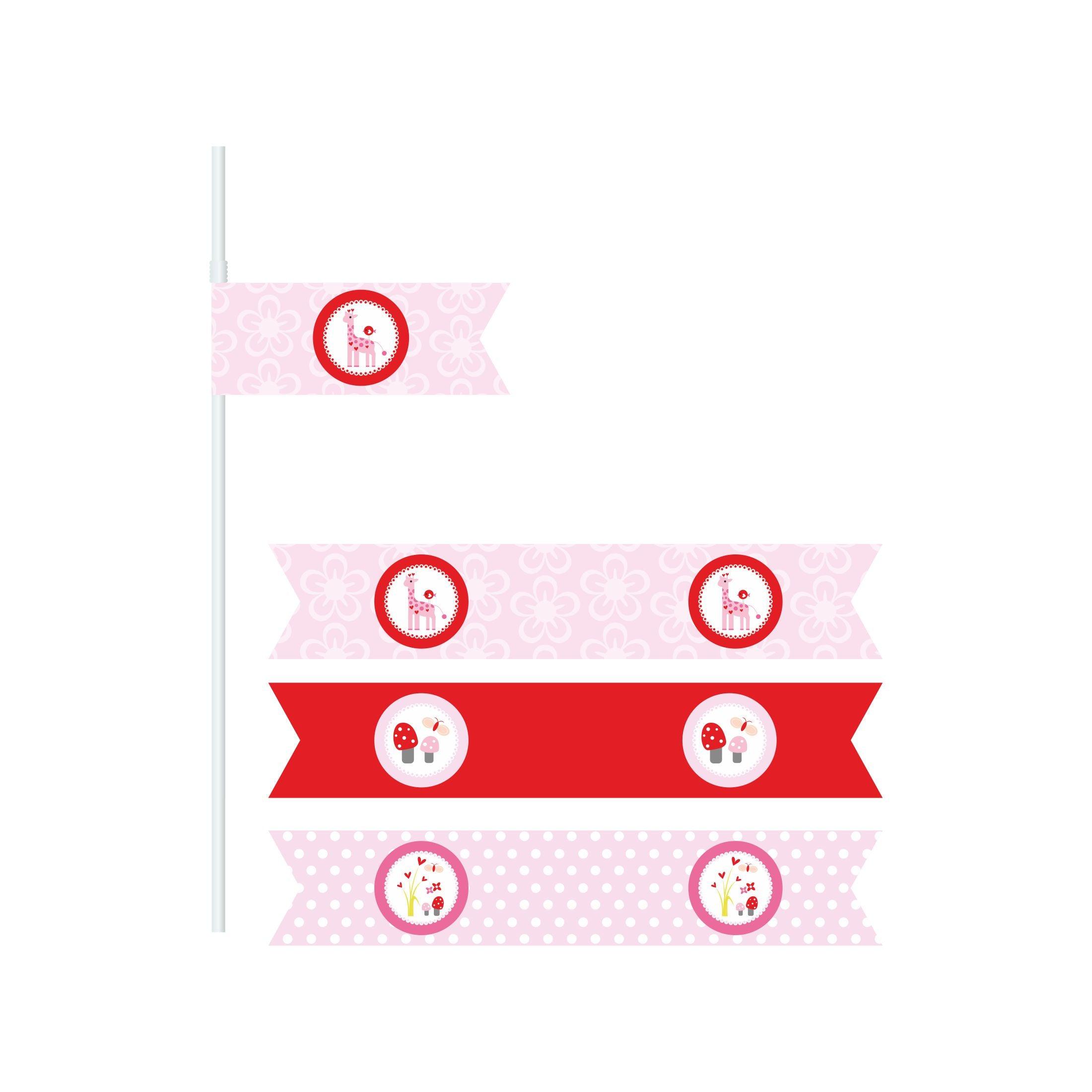 Girly Giraffe Straws THEME PARTIES Pretty UR Party