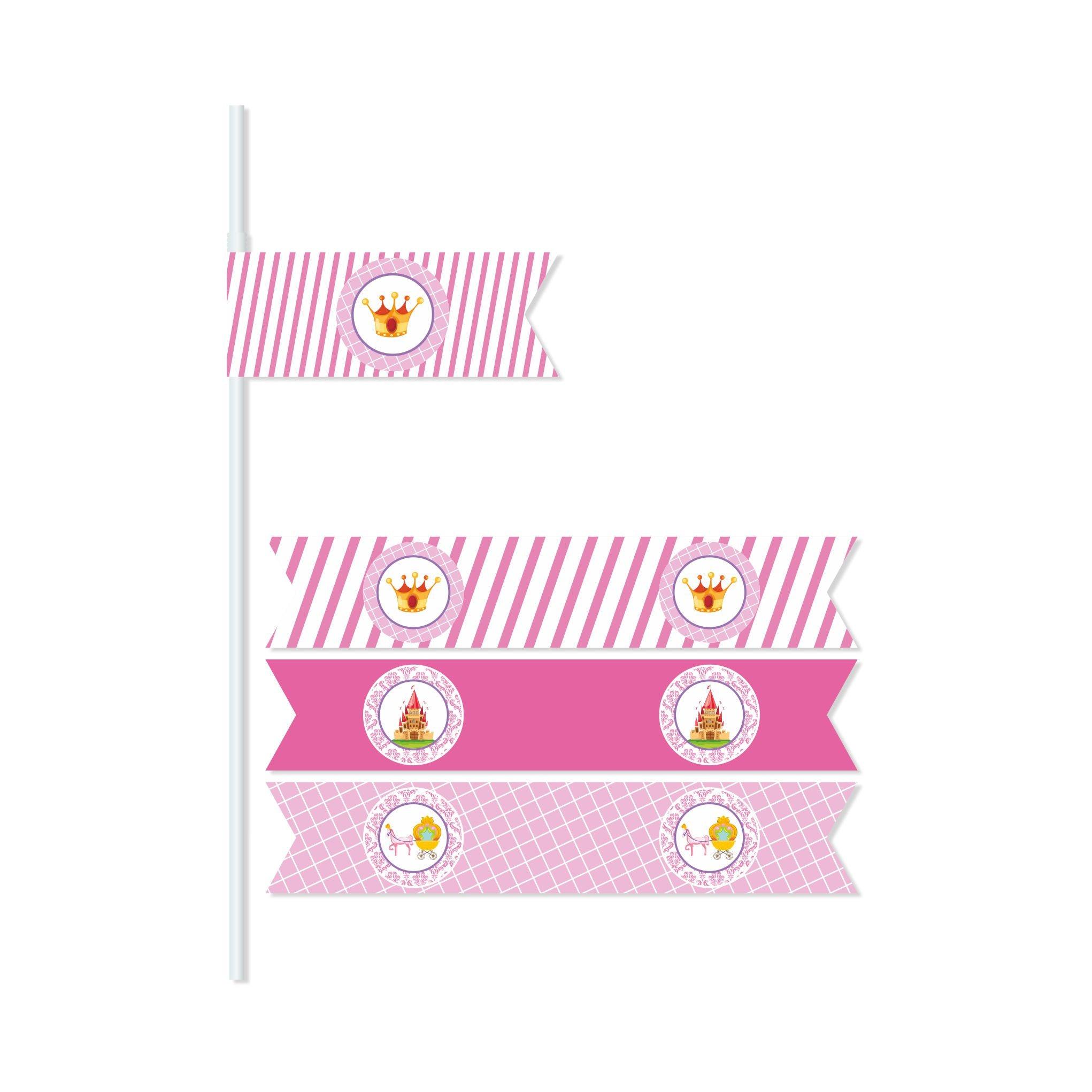 Cinderella Inspired Straws THEME PARTIES Pretty UR Party