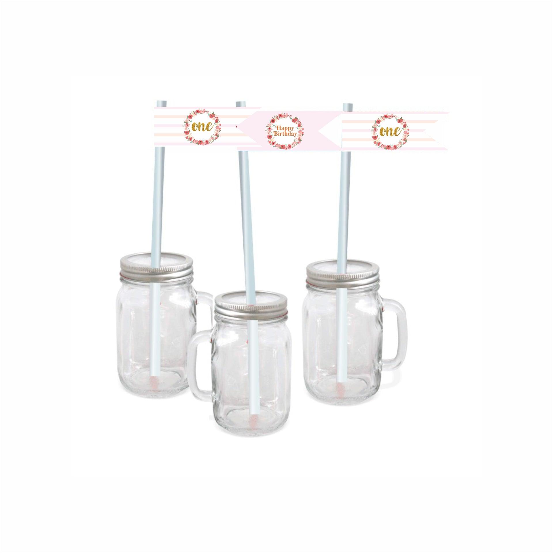 Fun To Be One Theme Drink Straws ALL PARTY SUPPLIES Pretty UR Party