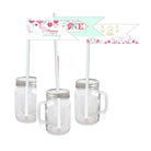 Mint and Pink Floral 1st Birthday Theme Drink Straws ALL PARTY SUPPLIES Pretty UR Party