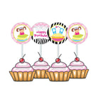 Slumber theme Cupcake Toppers THEME PARTIES Pretty UR Party