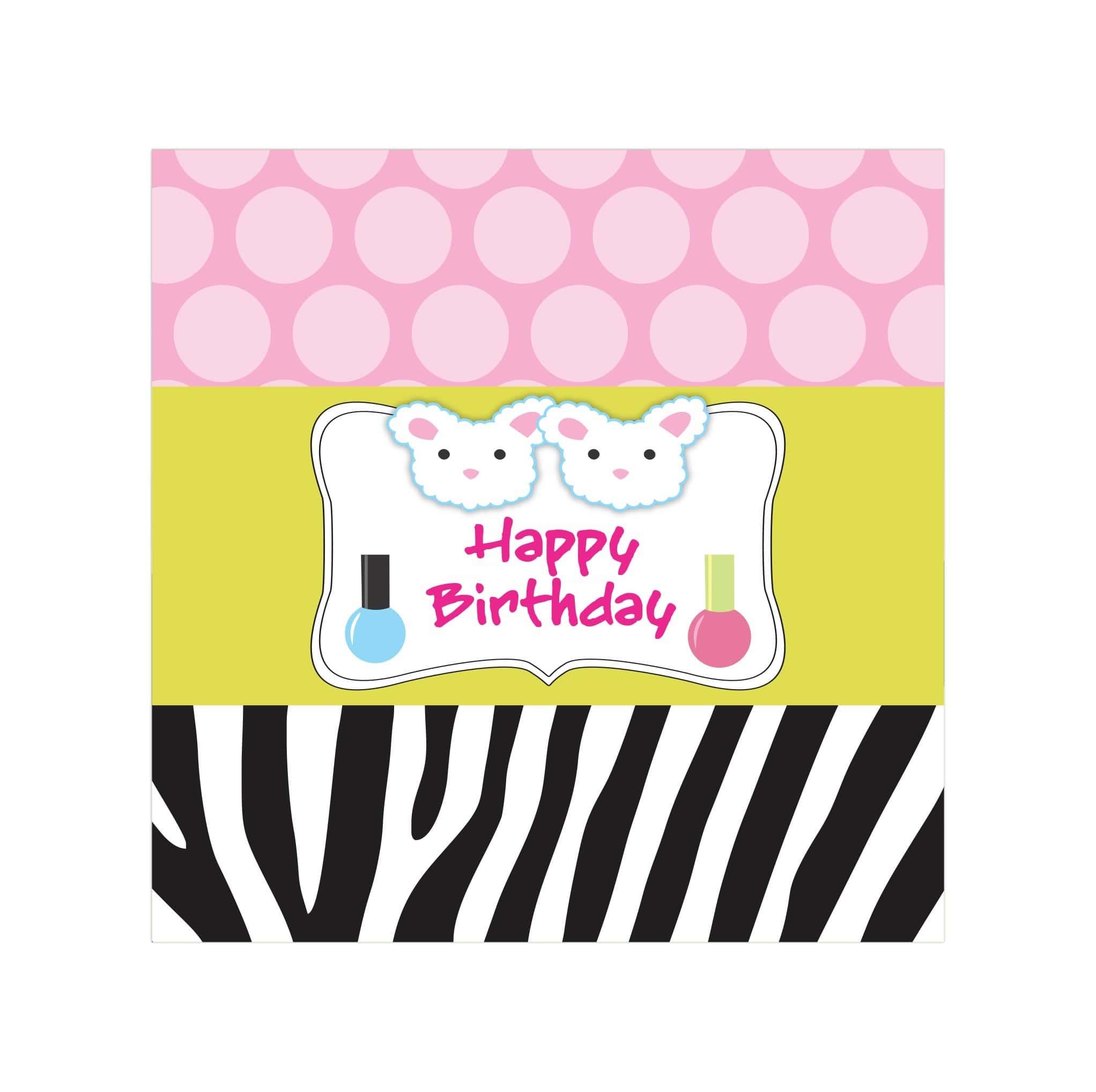 Slumber Chocolate Wrappers THEME PARTIES Pretty UR Party