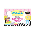 Slumber Entrance Banner / Door Sign THEME PARTIES Pretty UR Party