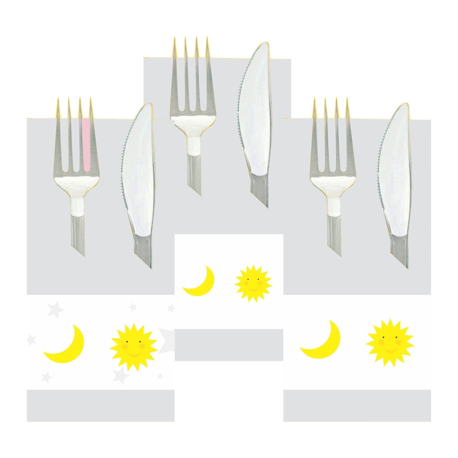 Sun and Moon Napkin Rings THEME PARTIES Pretty UR Party