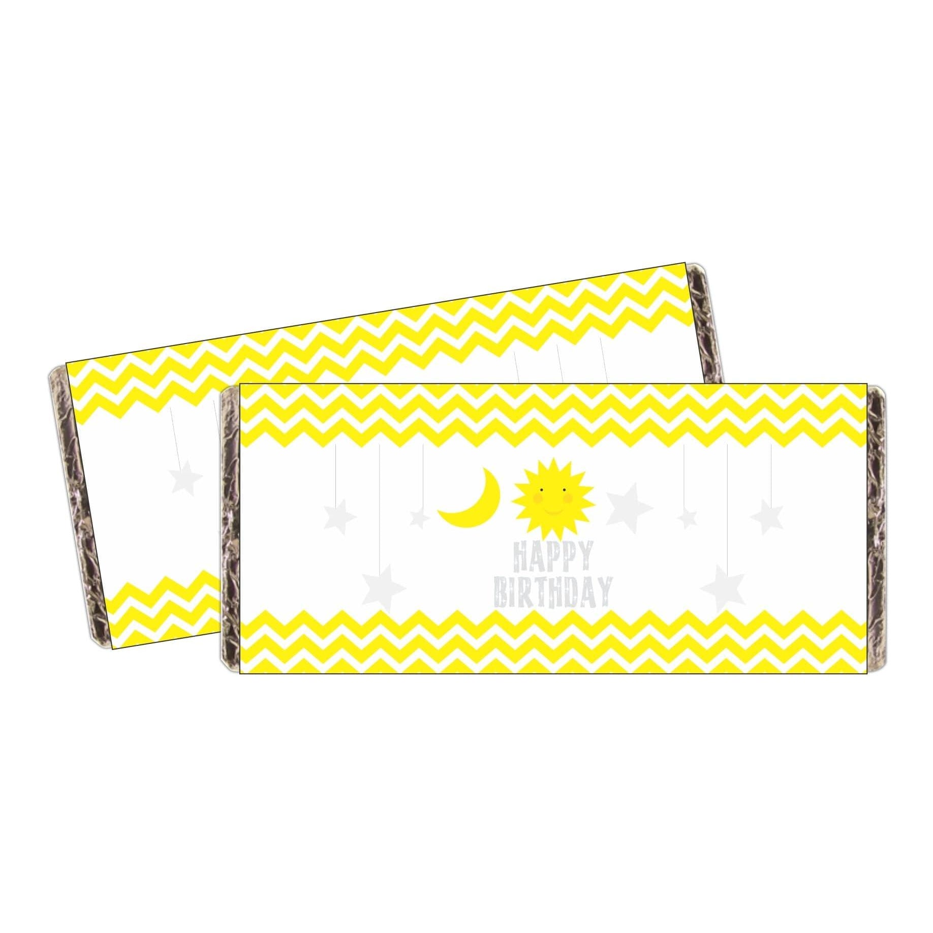 Sun and Moon Chocolate Wrappers THEME PARTIES Pretty UR Party