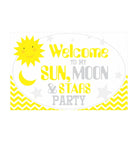 Sun and Moon Table Mats THEME PARTIES Pretty UR Party