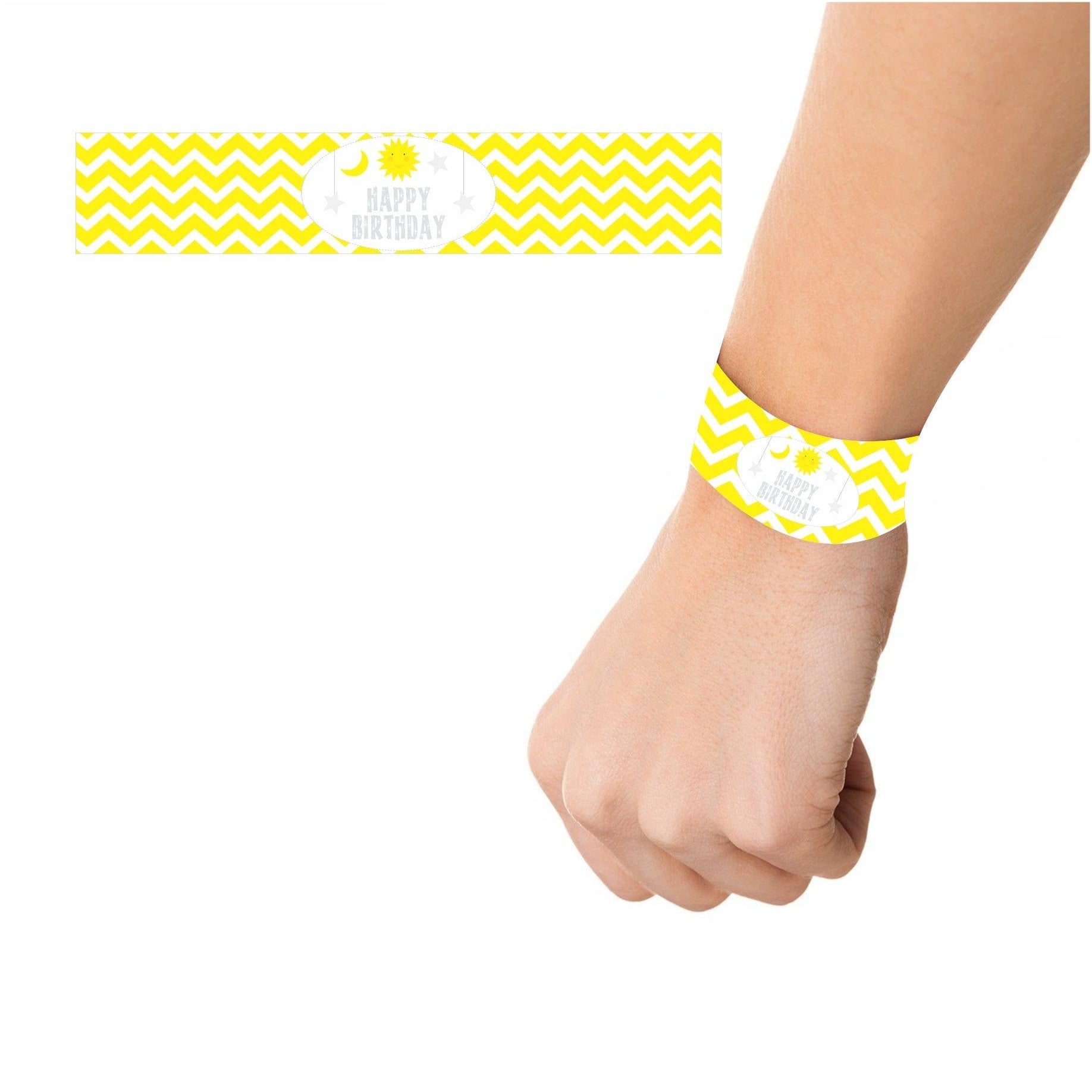 Sun and Moon Wrist Bands - Pack of 10 THEME PARTIES Pretty UR Party