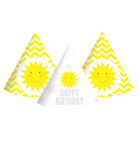 Sun and Moon Theme Hats - Pack of 10 THEME PARTIES Pretty UR Party